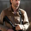 Rick Grimes Brown Jacket Display