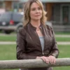 Heartland-Lily-Borden-Leather-Brown-Jacket-Front-Shop-Your-Series